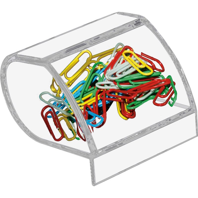 Kantek Clear Acrylic File Sorter  3 Section Desk Collator  8"" x 6.5"" x 7.6""  Non-Skid Feet  Office Organizer  Desk Accessory - Image 2
